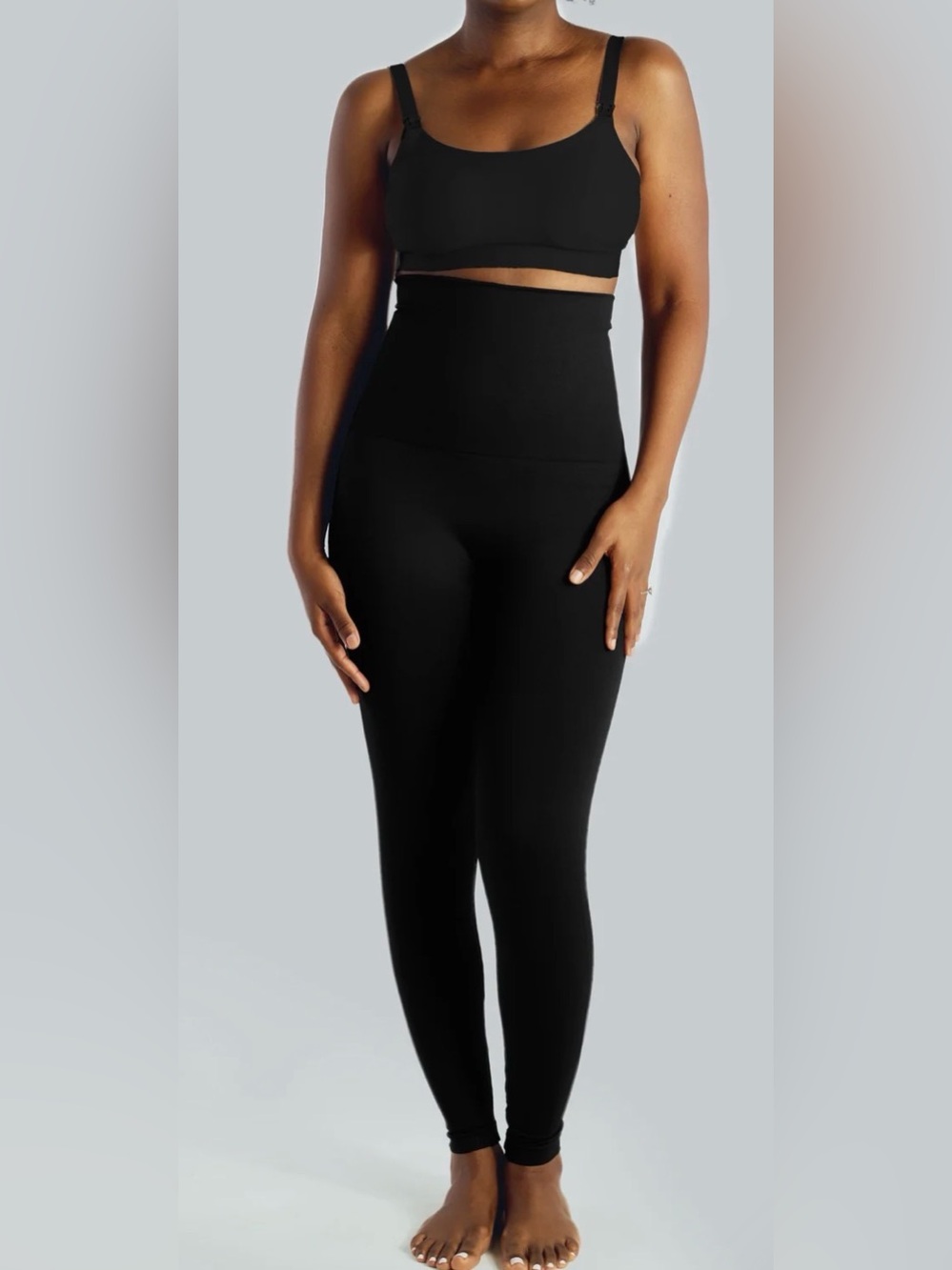 NWT Belly Bandit Mother Tucker Postpartum Compression Leggings Black Size M